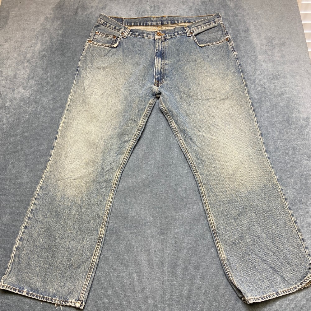 Original Arizona Jeans Co Mens 40x32 Blue Denim Cotton Classic Fit Straight Leg